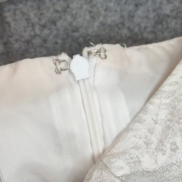 Jessica McClintock Gunne Sax Dress Juniors Sz 7 Prom Petticoat Strapless Formal - Picture 15 of 15